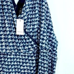 Lane Bryant Houndstooth Faux Wrap Dress